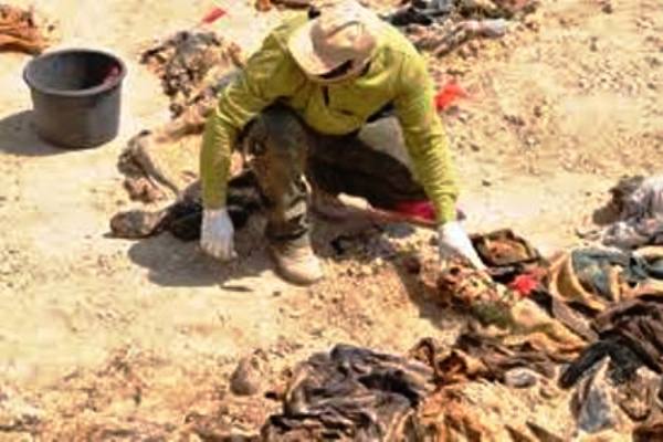 اكتشاف مقبرة جماعية داعش قتلهم في خانقين