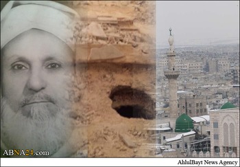 دھشتگردوں نے حلب کے بزرگ سنی عالم دین کی قبر اکھاڑ دی+تصاویر