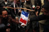 افغانستان میں شارلی ہیبڈو کے توہین آمیز اقدام کے خلاف احتجاج