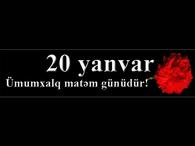 Азәрбаjҹанда 20 Јанвар фаҹиәсиндән 25 ил өтүр
