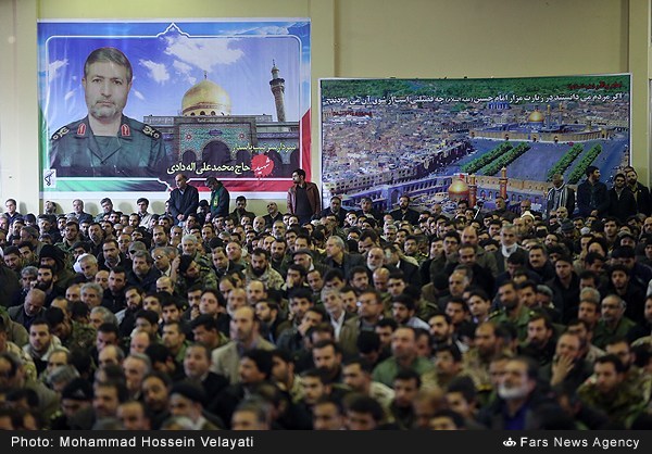 بالصور/ تشييع جثمان العميد الشهيد الله دادي في طهران