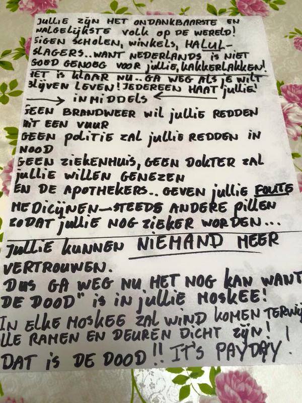 Rotterdam Mosque Receives Threats