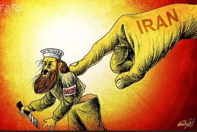 کارٹون: ایران نے عراق میں داعش کی کمر توڑ دی