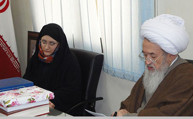A Christian woman from Russia has embraced Islam in Iran