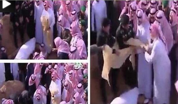 Video: Conflict Between Saudi Prince Mutaib and Guard for King Abdullah’s Robe