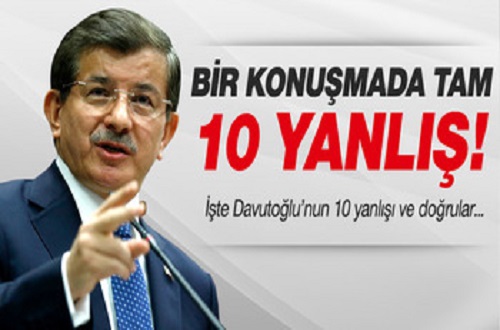 Bir Konuşmada Tam 10 Yanlış