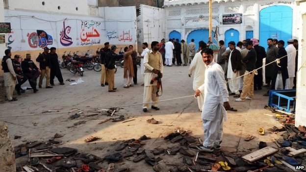 99 killed, 104 injured mostly Shiite in 16 bomb attacks in Pakistan in January