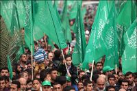 غزہ میں فلسطینیوں کا مظاہرہ