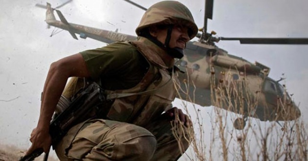پاکستانی فوج کی فضائی کاروائی ميں درجنوں دہشت گرد ہلاک