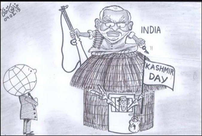 کارٹون: کشمیر، بھارت اور اقوام متحدہ
