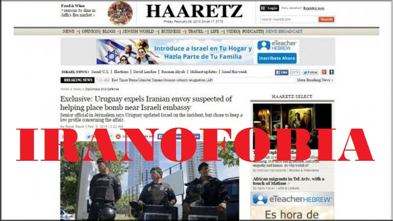 “Otro Complot Sionista anti-Iraní Fracasa en Uruguay”