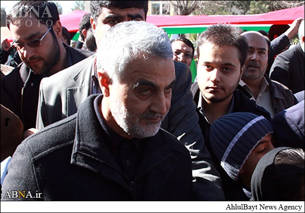 General Soleimani Took Part In  February 11 Rallies in Tehran