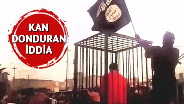 IŞİD, rehin aldığı 17 peşmergeyi kafes içinde gezdirdi / Video