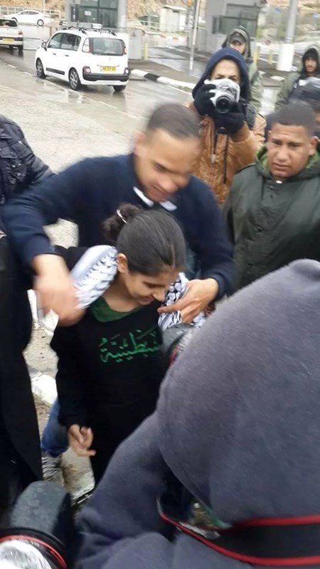 Youngest Palestinian girl prisoner released after two months in jail
