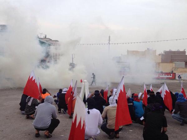 128 peaceful protests across Bahrain on Friday, 48 injuries