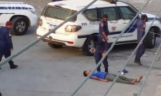 Bahrainische Truppen überfahren Demonstranten
