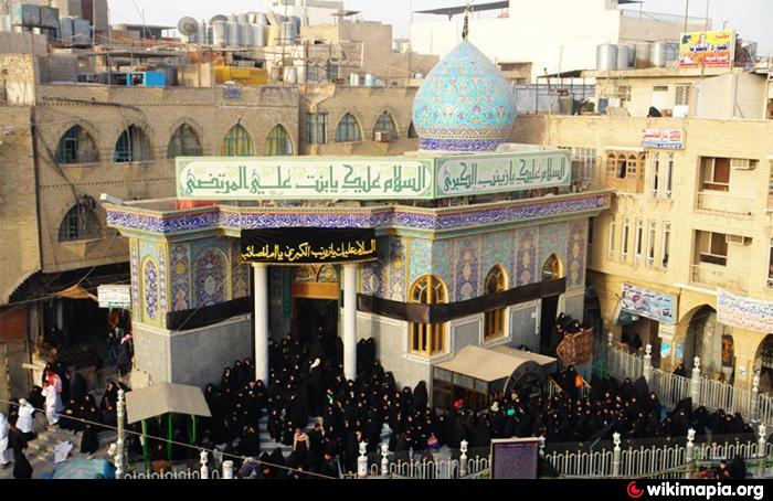 أول مشروع كبير "بناء صحن عقيلة بني هاشم" في كربلاء المقدسة