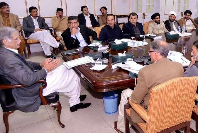 سانحہ امامیہ مسجد، اہل تشیع کے اعلٰی سطحی وفد کی وزیراعلٰی پرویز خٹک سے اہم ملاقات