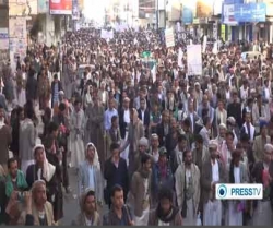 یمن میں انصاراللہ کی حمایت میں عوام کے مظاہرے