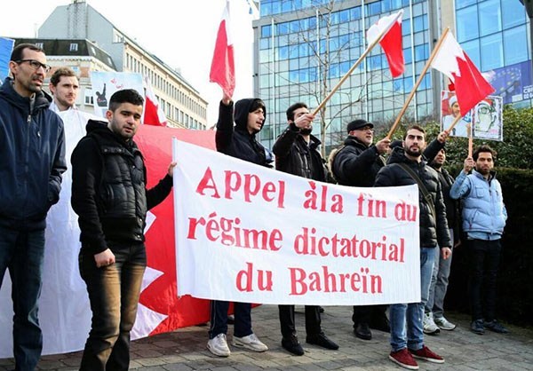 Belgium: Protesters Demand Release of Bahraini Political Prisoners / Photos
