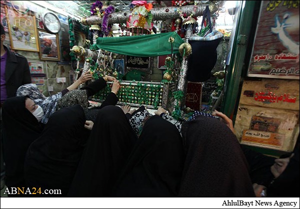 تصویری رپورٹ/ امام حسین (ع) اور علی اصغر(ع) کا مقام شہادت