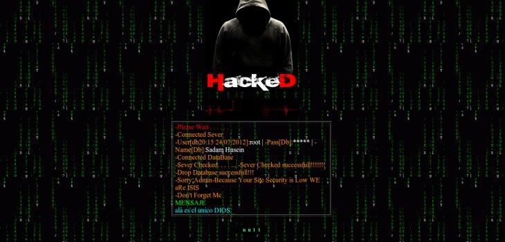 «DAESH Hackea Sitio web del Ministerio de Defensa de Chile»