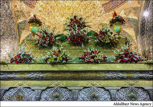 Photos: Imam Hussein Holy Shrine Decorated with Flowers on Hazrat Zainab's Birth Anniversary
