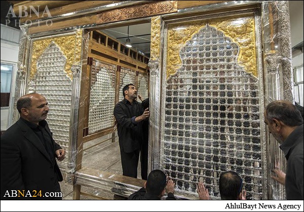 Hz. Abbas’ın (a.s) mukaddes türbesinin yeni zerihi / Foto