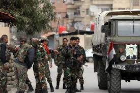 شام میں فوجی سربراہ آزاد شدہ علاقوں کے دورے پر