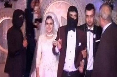Mısır’da IŞİD konseptli düğüne büyük tepki / Foto