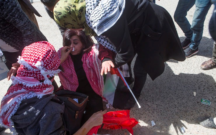 Marking International Women's Day, Eight Palestinian Women Injured Near Ramallah