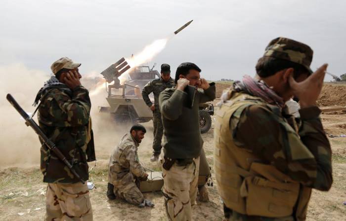 بالصور/ قوات الحشد الشعبي والجيش العراقي تمكنت السيطرة على تكريت بالكامل