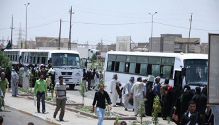Displaced Families Return From Karbala To Their Liberated Cities 