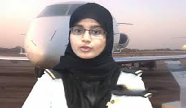 ہندوستان: مسلم خاتون پائلٹ نے لائسنس حاصل کر لیا