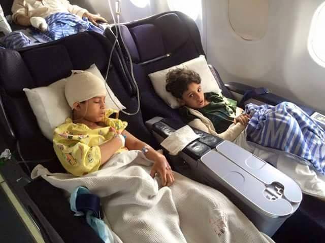 İran’a getirilen Yemenli yaralılar / Foto
