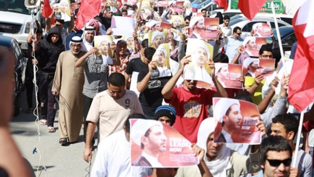 شیخ علی سلمان کی حمایت میں بحرینی عوام کے مظاہرے