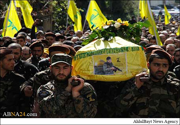 صور/ شيّع حزب الله اليوم جثمان الشهيد (علي سامر) في منطقة جبل لبنان