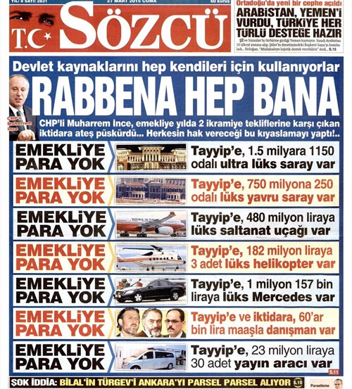 AKP'ye 'RABBENA HEP BANA' Tepkisi! / Foto