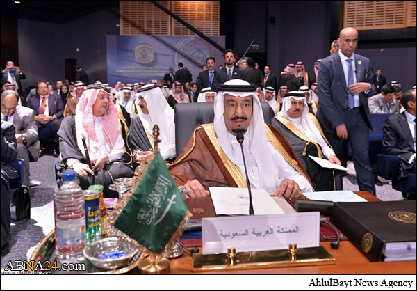 الملك السعودي يدافع عن عدوانه على الشعب اليمني ويقول ان الحوثيين انقلبوا على الشرعية