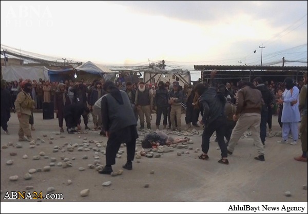 Photos: An iraqi man stoned to death by ISIS