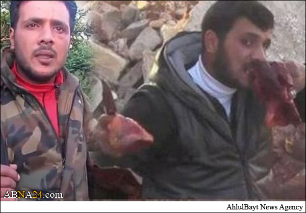 Photo: Syria's 'heart-eating cannibal' entered Idlib city with a beheaded body in his hand