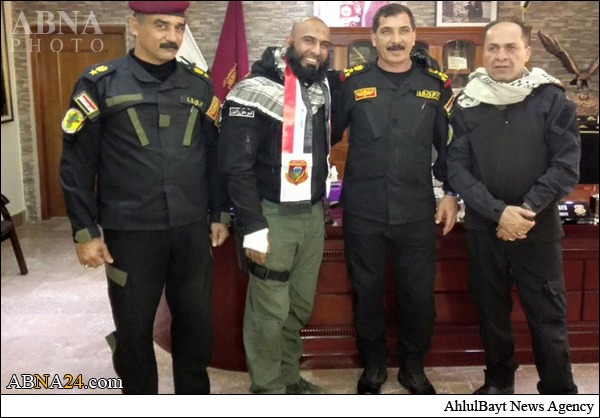 صور / ابو عزرائيل في تكريت مع قادة الحشد الشعبي والقوات الخاصة