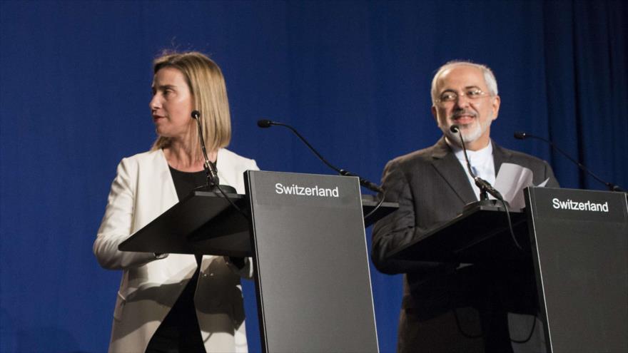 Conférence de presse conjointe de Zarif et Mogherini