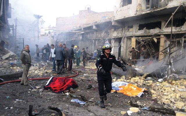 انفجار سيارة مفخخة في المنصور غربي بغداد