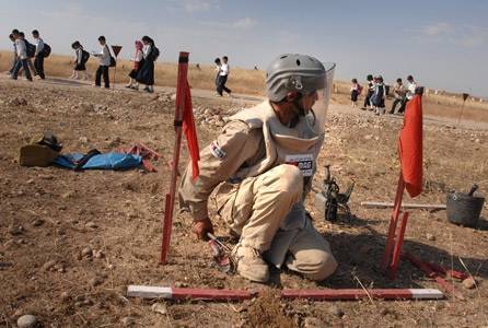 هناك اكثر من 25 مليون لغم في عموم العراق