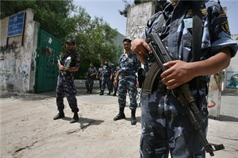 Explosive device set off near Gaza mosque