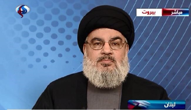 Seyyed Hassan Nasrallah im Fernsehen