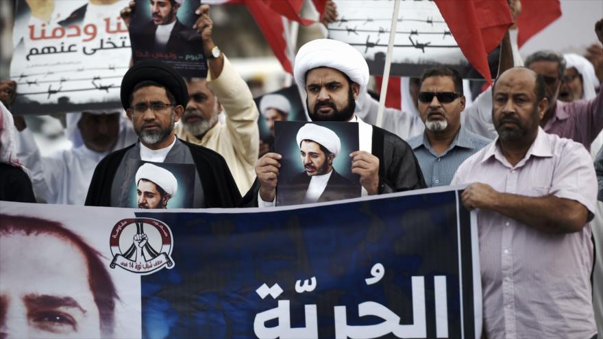 “El Pueblo de Bahréin se Manifestó tras 100 días Arresto del Sheij Salman”