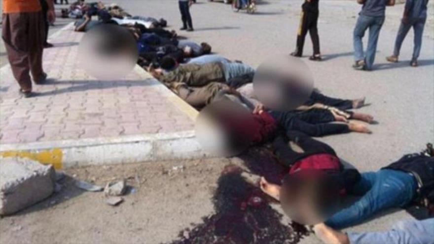 EIIL s'exécute en public à 127 irakiens à Al-Anbar
