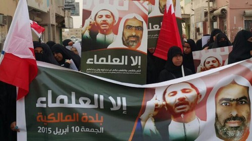 بالصور/ الآلاف يتظاهرون للإفراج عن أمين عام الوفاق ورفضا لـ "فورمولا البحرين"